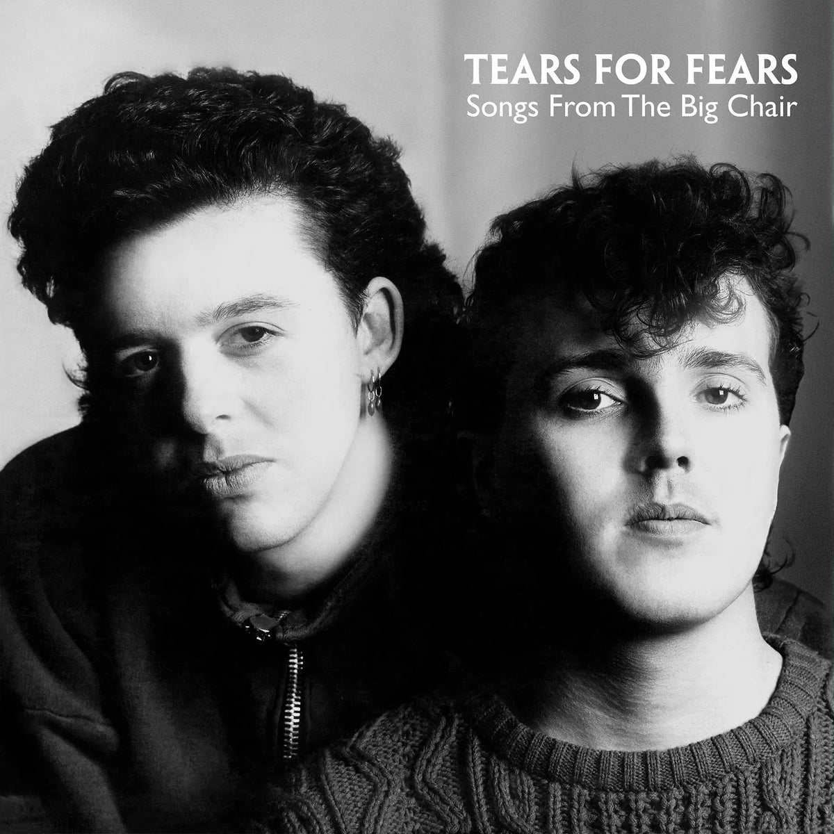 Tears For Fears - Songs from the Big Chair album cover, indie exclusive coke bottle clear vinyl, 40th anniversary limited edition - Available at ToucanRecords.com