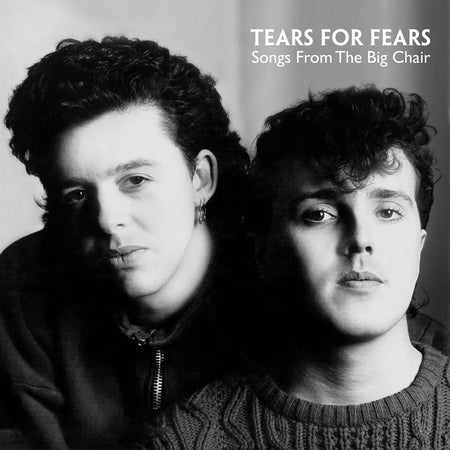 Tears For Fears - Songs from the Big Chair album cover, indie exclusive coke bottle clear vinyl, 40th anniversary limited edition - Available at ToucanRecords.com