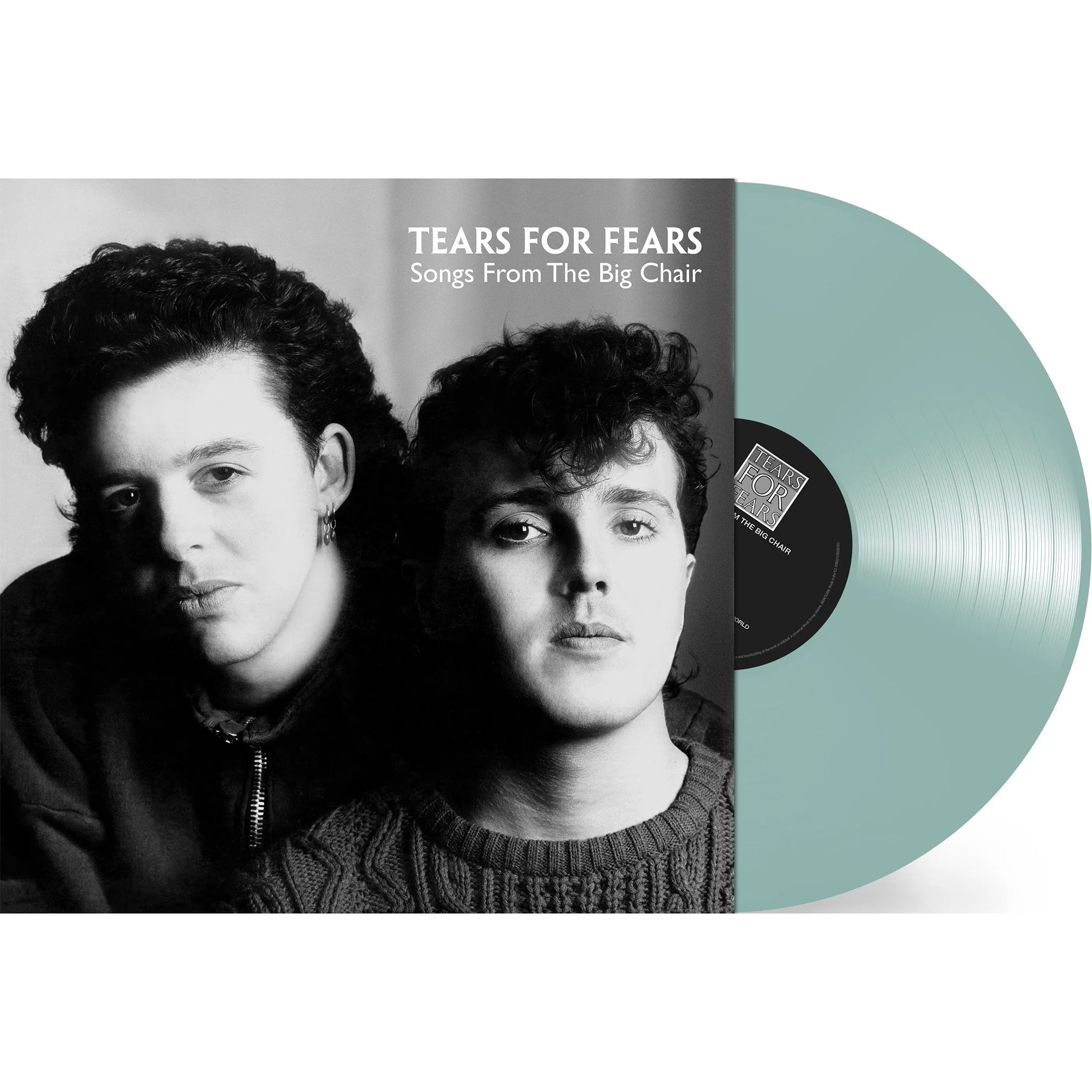 Tears For Fears - Songs from the Big Chair packshot, coke bottle clear vinyl pressing, 40th anniversary indie exclusive - ToucanRecords.com