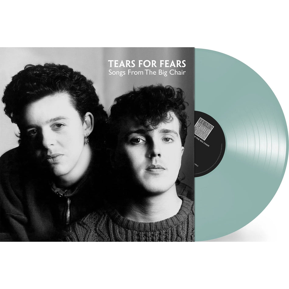 Tears For Fears - Songs from the Big Chair packshot, coke bottle clear vinyl pressing, 40th anniversary indie exclusive - ToucanRecords.com
