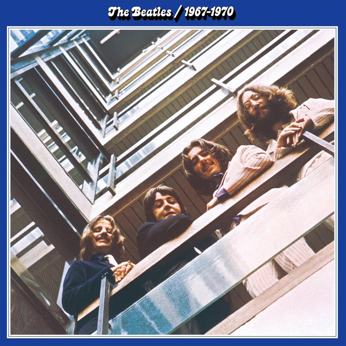 The Beatles 1967-1970 album cover for The Blue Album 3LP vinyl LP, expanded 180g edition at ToucanRecords.com