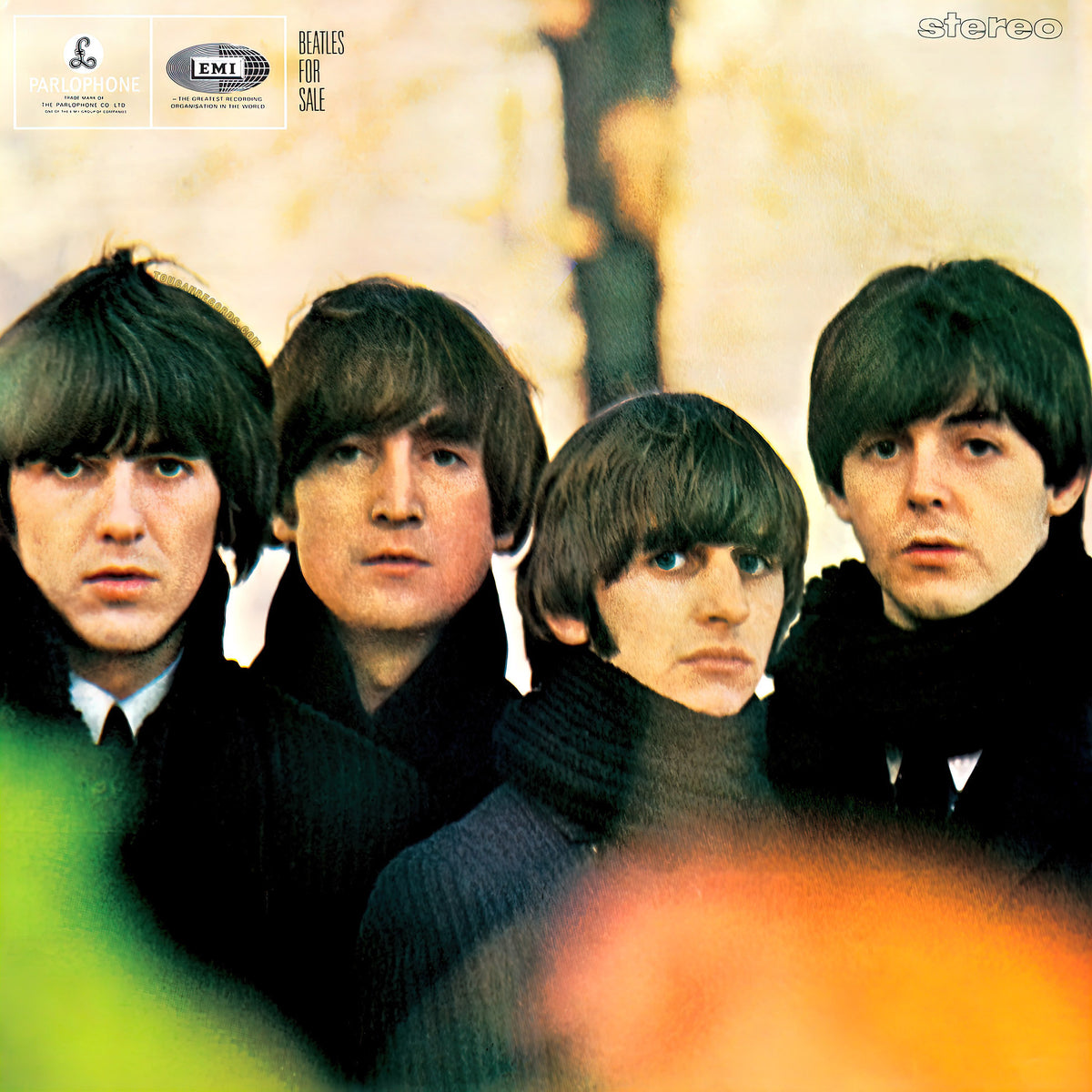 The Beatles - Beatles For Sale album cover, 180g black stereo vinyl LP, remastered classic 1964 British rock and roll album
