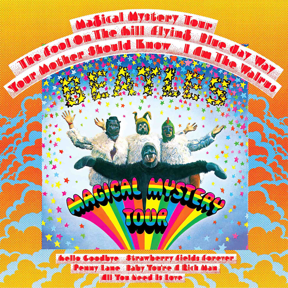 The Beatles, Magical Mystery Tour, 180g Vinyl, cover, album, vinyl, strawberry fields forever, I Am The Walrus, penny lane, all you need is love, lennon, mccartney,