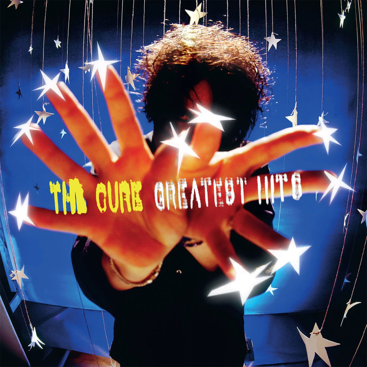 The Cure Greatest Hits album cover art 2LP 180g black vinyl gatefold compilation available now at ToucanRecords.com