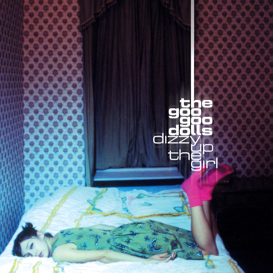 Goo Goo Dolls Dizzy Up The Girl album cover, black vinyl LP pressing, 1990s alternative rock