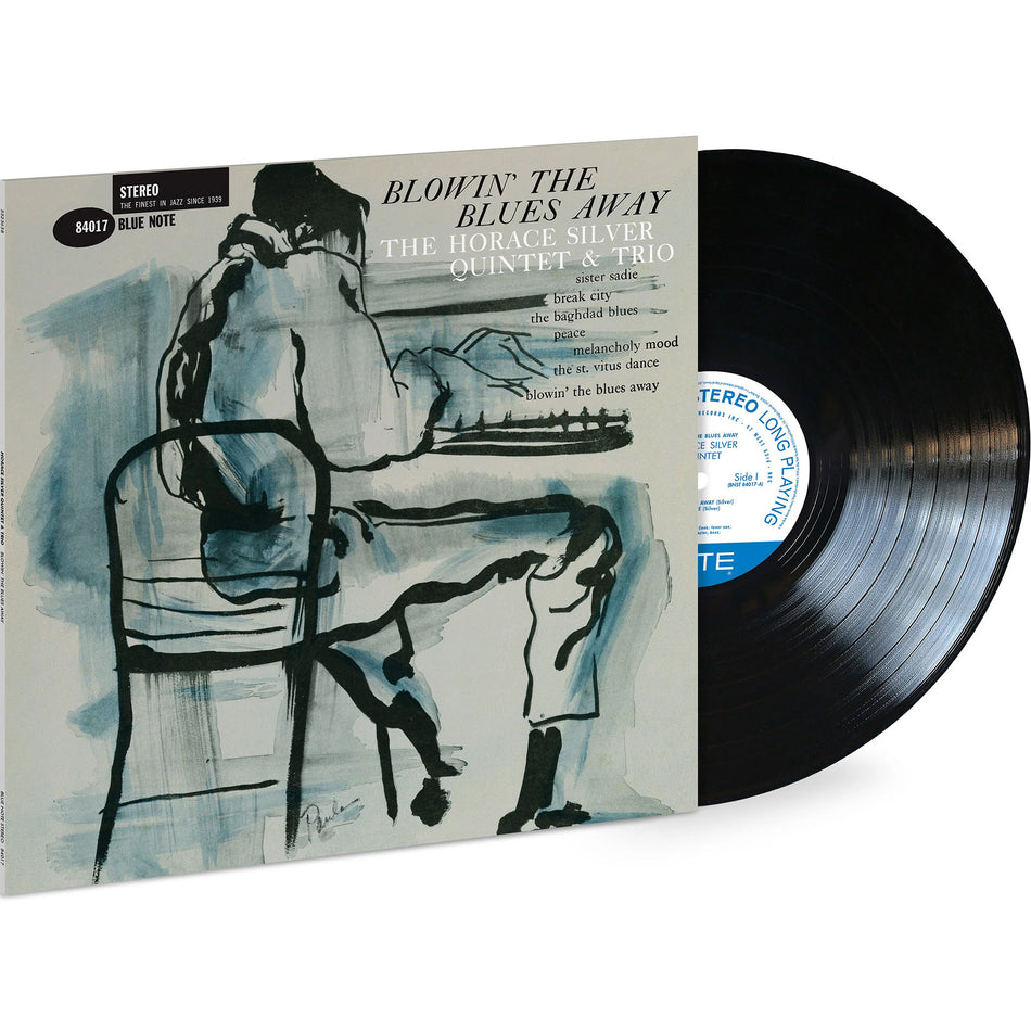Horace Silver Blowin' The Blues Away 180g vinyl LP packshot, hard bop and soul jazz release