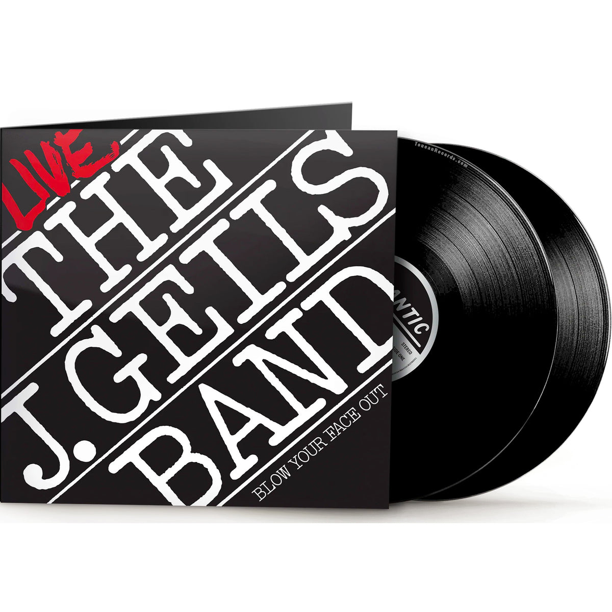 The J. Geils Band Blow Your Face Out Live packshot for the Blues Rock 2LP Spirit Of '76 Series at ToucanRecords.com