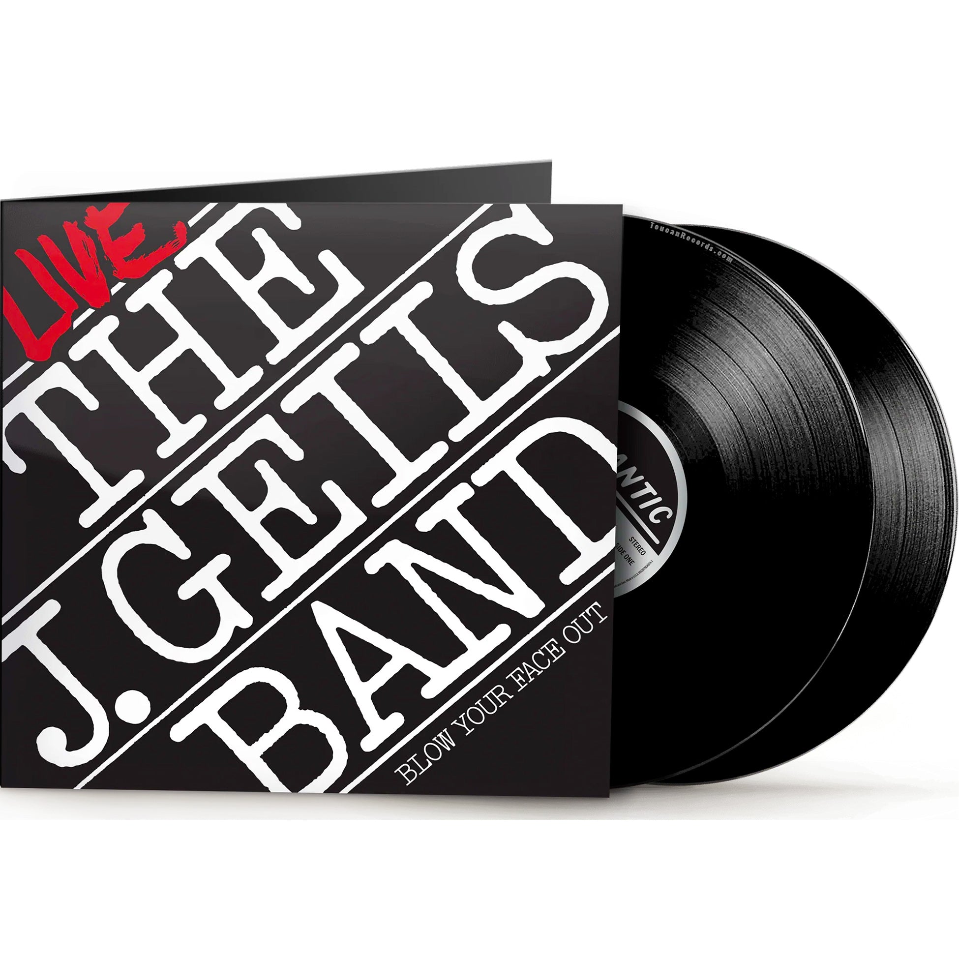 The J. Geils Band Blow Your Face Out Live packshot for the Blues Rock 2LP Spirit Of '76 Series at ToucanRecords.com