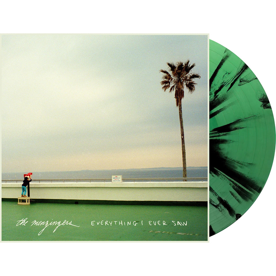 The Menzingers Everything I Ever Saw packshot for the indie exclusive green and black splatter vinyl LP