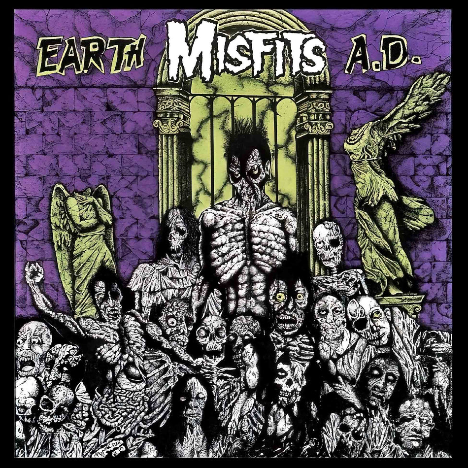 Misfits, Earth A.D., Wolfs Blood, Indie Exclusive, RSD Essential, Purple Swirl, Colored Vinyl, vinyl, cover art, cover, vinyl, album