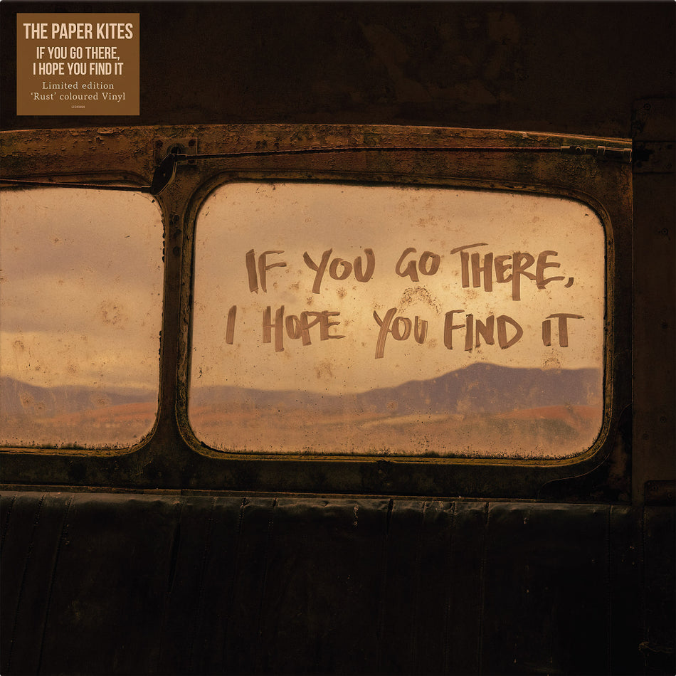 The Paper Kites If You Go There I Hope You Find It album cover art, 180g Rust vinyl, gatefold, indie folk, found at ToucanRecords.com