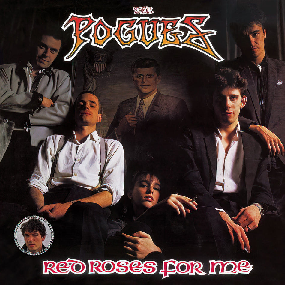 The Pogues Red Roses For Me album cover, 40th anniversary red vinyl edition, Celtic punk classic