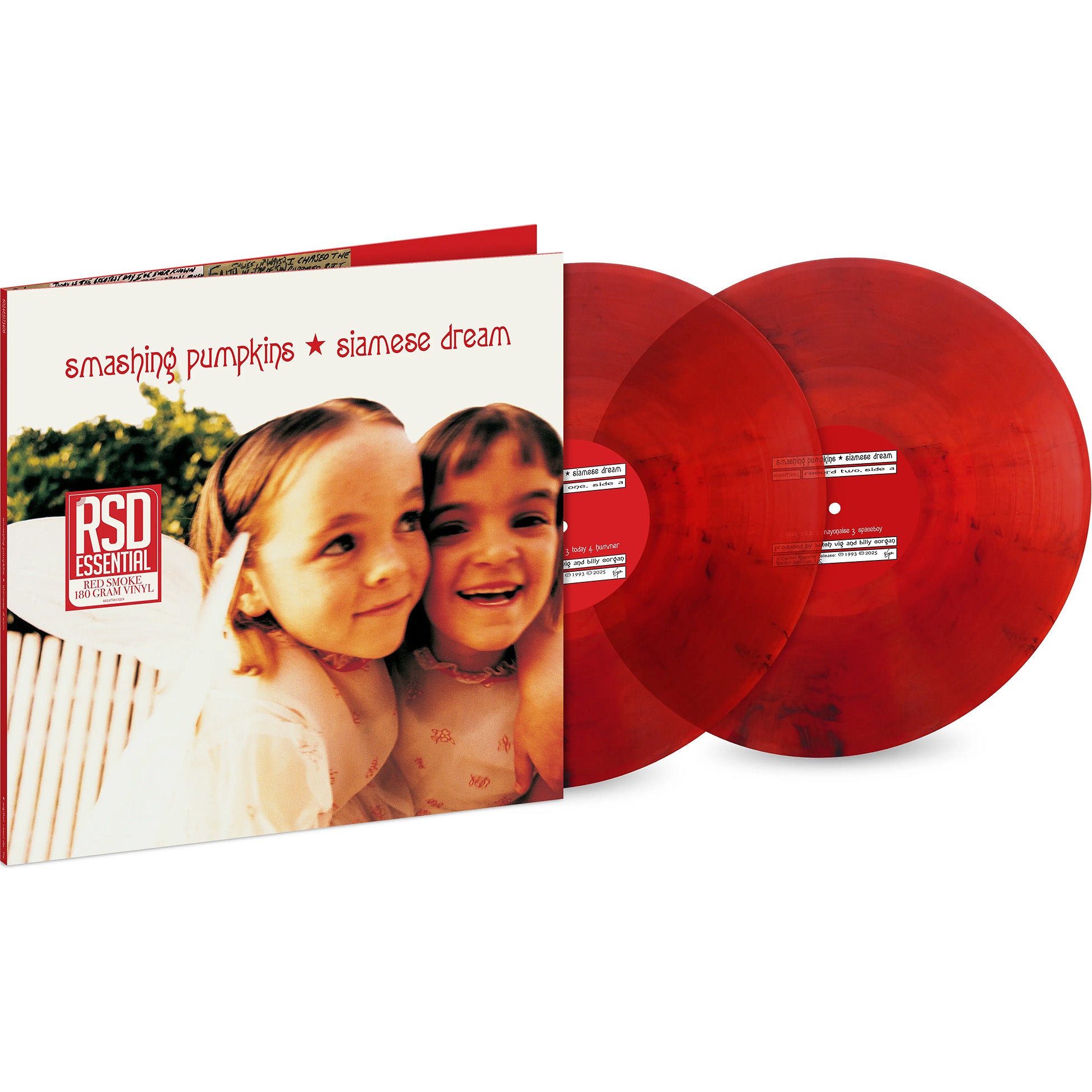 The Smashing Pumpkins - Siamese Dream packshot red smoke vinyl RSD Essential 2LP - ToucanRecords.com
