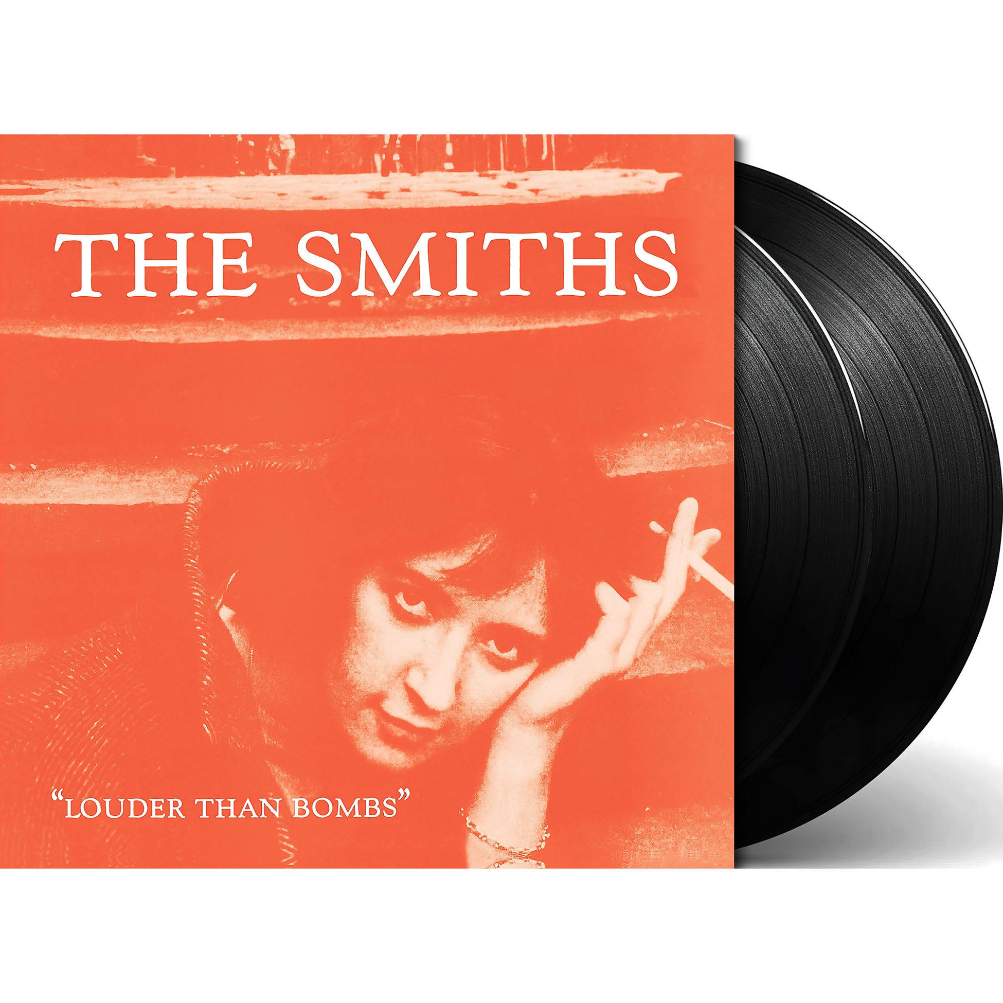 The Smiths - Louder Than Bombs packshot, 180-gram black vinyl 2LP, jangle pop compilation