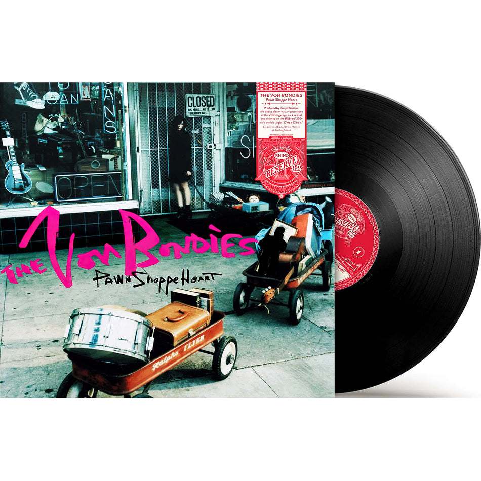 The Von Bondies Pawn Shoppe Heart vinyl LP packshot, alternative and garage rock Indie Exclusive, Rocktober, Rhino Reserve Audiophile album
