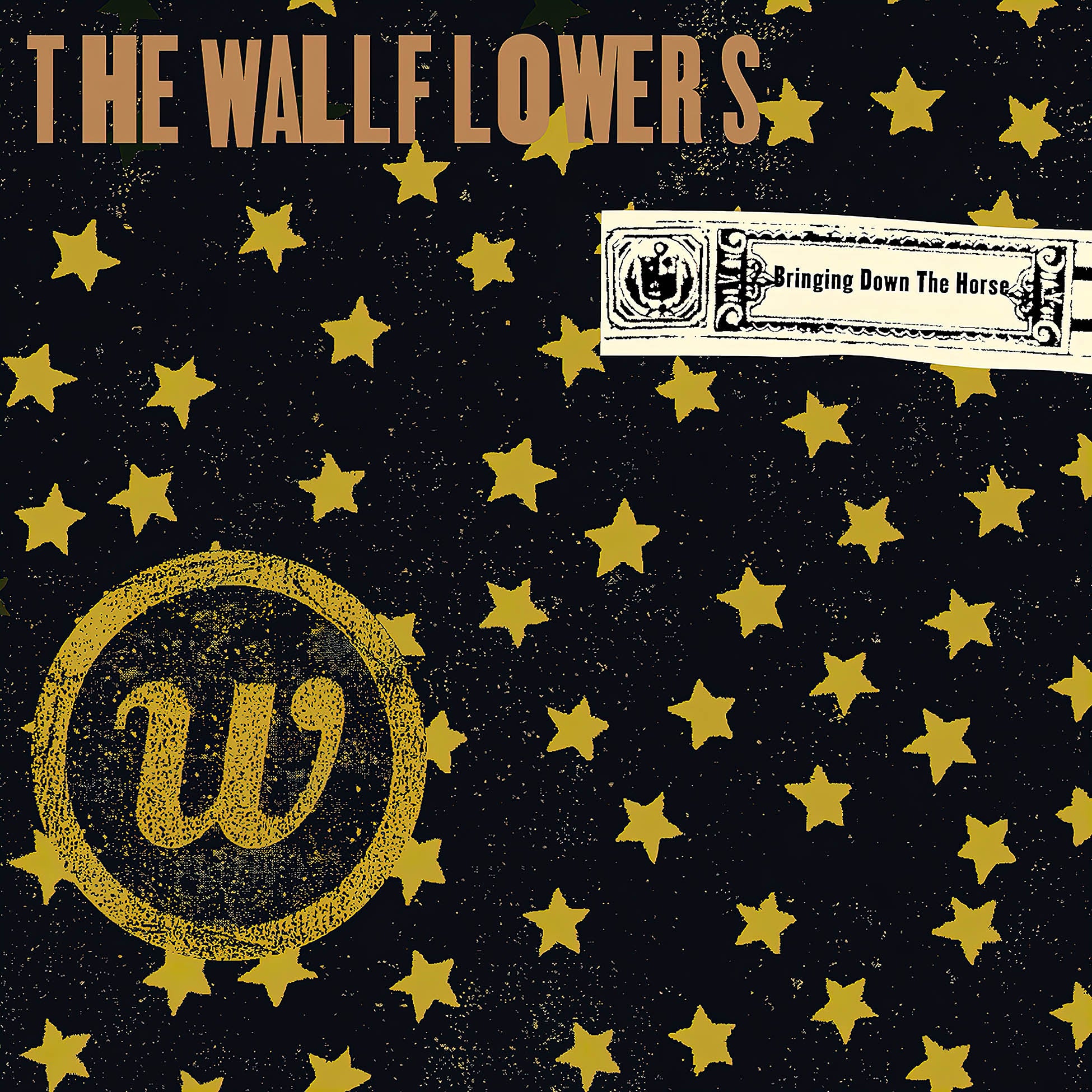 The Wallflowers - Bringing Down the Horse album cover, black 2LP vinyl first pressing, Jakob Dylan 1996 rock at ToucanRecords.com