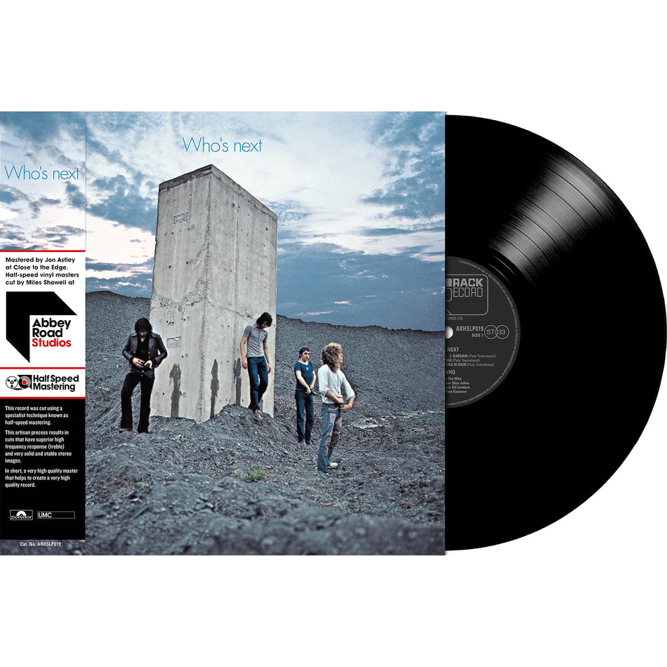 The Who - Who's Next packshot, half speed mastered vinyl edition, hard rock classic
