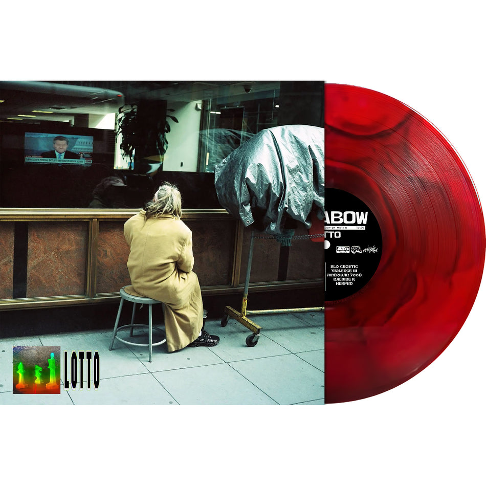 They Are Gutting A Body Of Water - LOTTO, TAGABOW, packshot, red ripple colored vinyl, Shoegaze noise rock