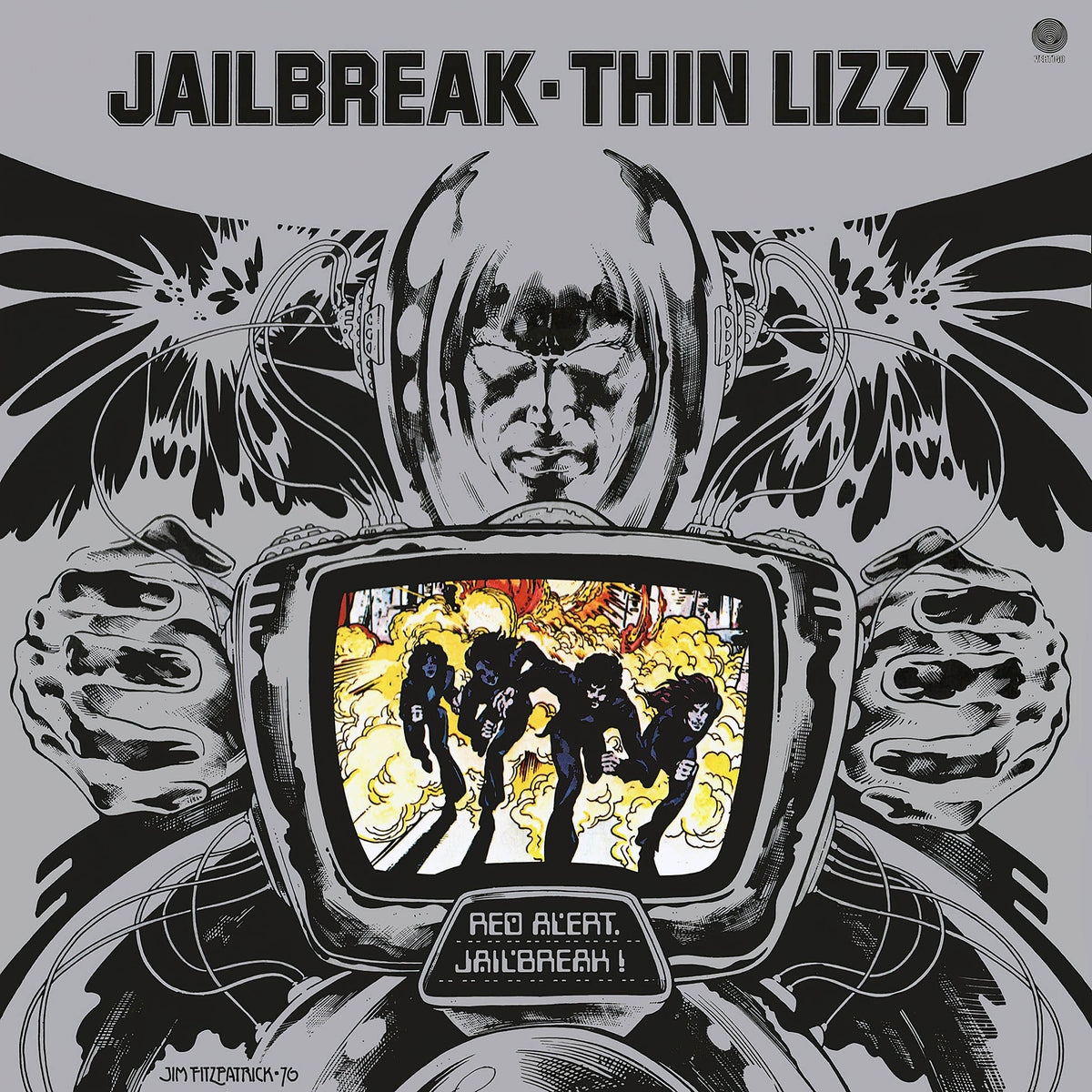 Thin Lizzy, Jailbreak, 180g Vinyl, Die-cut Cover, cover, boys are back in town, album, vinyl, cowboy song,
