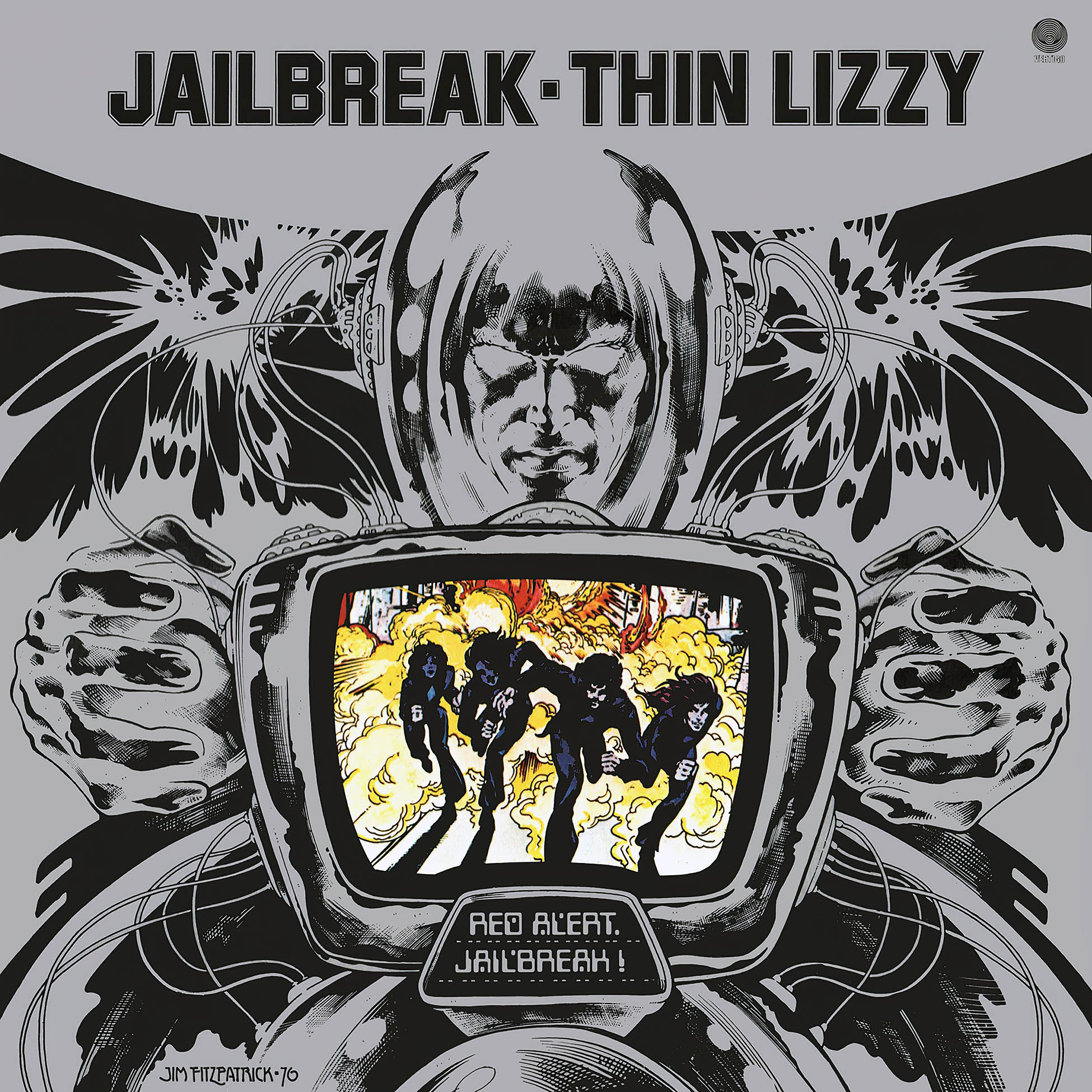 Thin Lizzy, Jailbreak, 180g Vinyl, Die-cut Cover, cover, boys are back in town, album, vinyl, cowboy song,