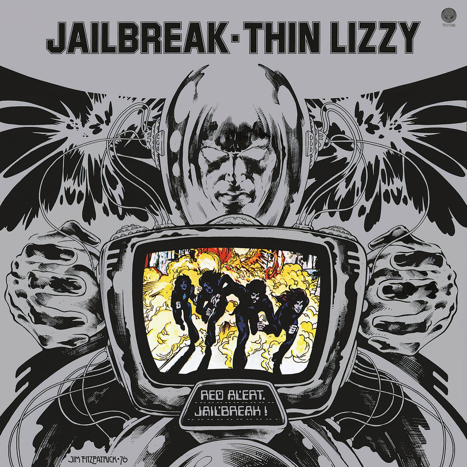 Thin Lizzy, Jailbreak, 180g Vinyl, Die-cut Cover, cover, boys are back in town, album, vinyl, cowboy song,