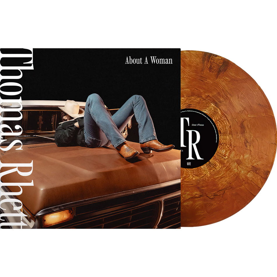 Thomas Rhett, About A Woman, Limited Edition, Copper Nugget, Colored Vinyl, cover art, vinyl, cover, album, packshot