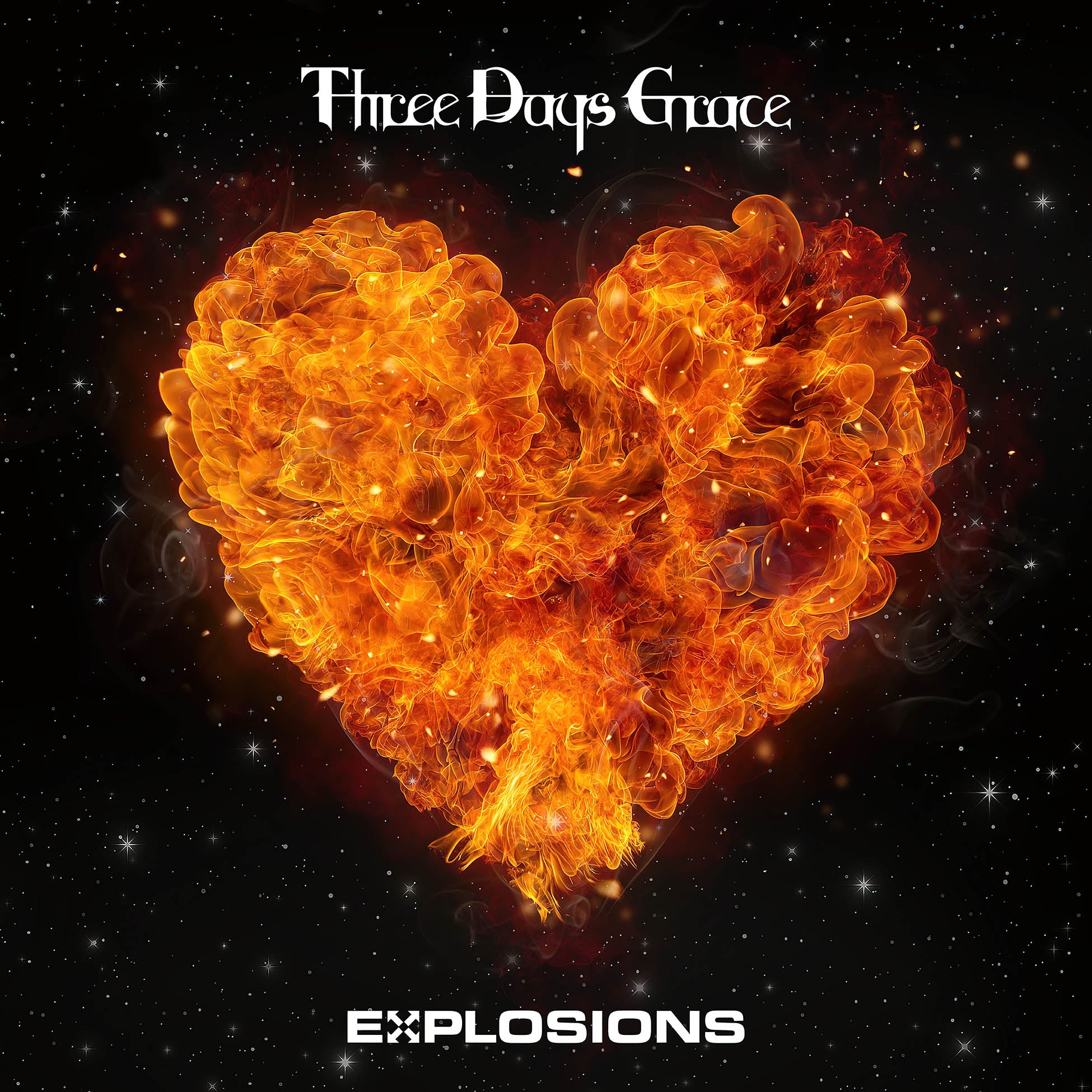Three Days Grace, Explosions, cover, album, vinyl