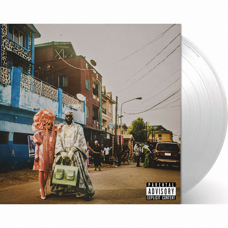 Tobe Nwigwe The Bridge packshot for clear vinyl LP with Busta Rhymes, Labrinth, Paul Wall, The Cavemen., and Sia collaborations