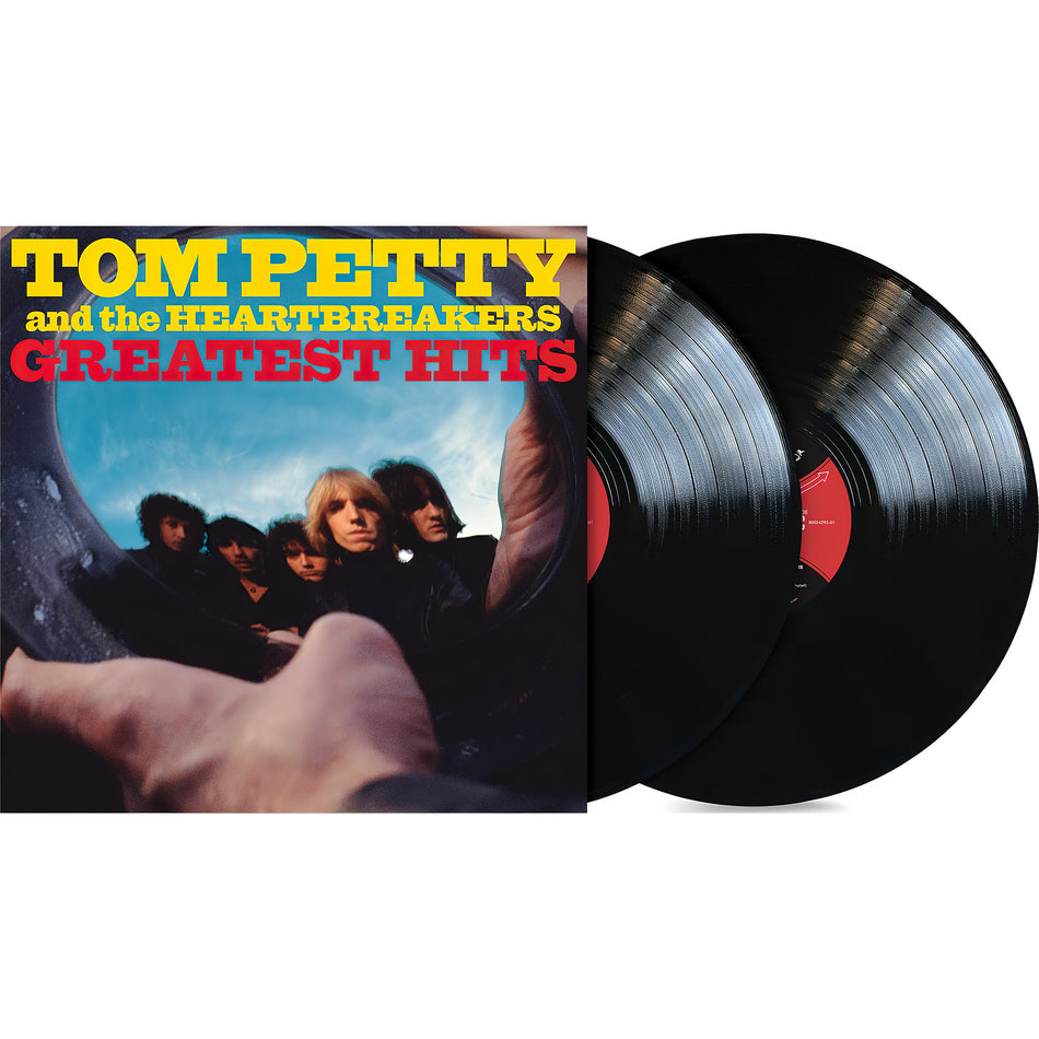tom petty, heartbreakers, greatest hits, 2 lp, packshot, vinyl, album cover, cover, cover art, album art,