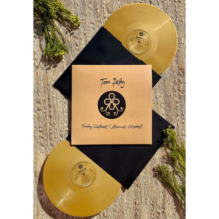 Tom Petty, Finding Wildflowers, Alternate Versions, Indie Exclusive, 2 LP, Gold Colored Vinyl, cover, album, album art,vinyl, packshot