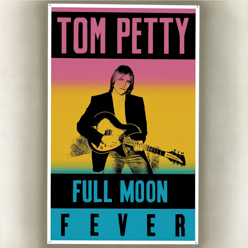 tom petty, full moon fever, cover, album cover, cover art, album art, vinyl, rickenbacker, tom petty guitar,