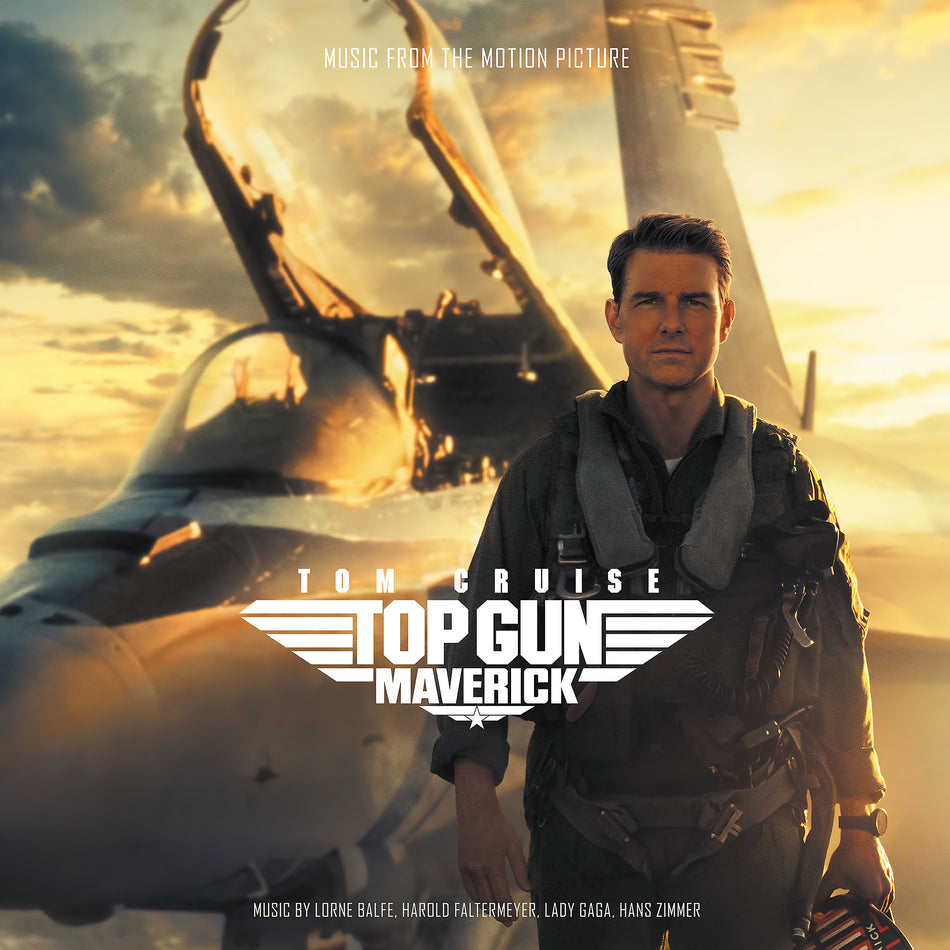 Various artists Top Gun Maverick soundtrack artwork, limited edition film music on white vinyl