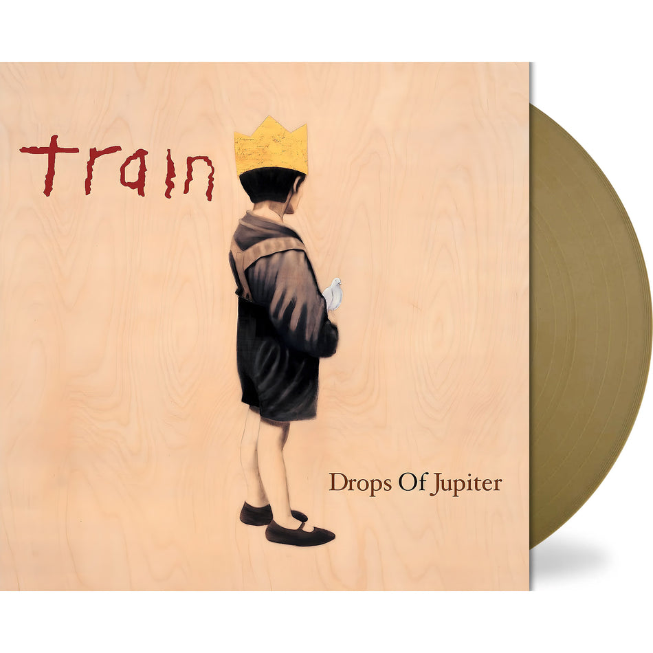 train, jupiter, drops of jupiter, 20th anniversary, packshot, bronze, vinyl, colored vinyl, vinyl, album cover, cover art, cover