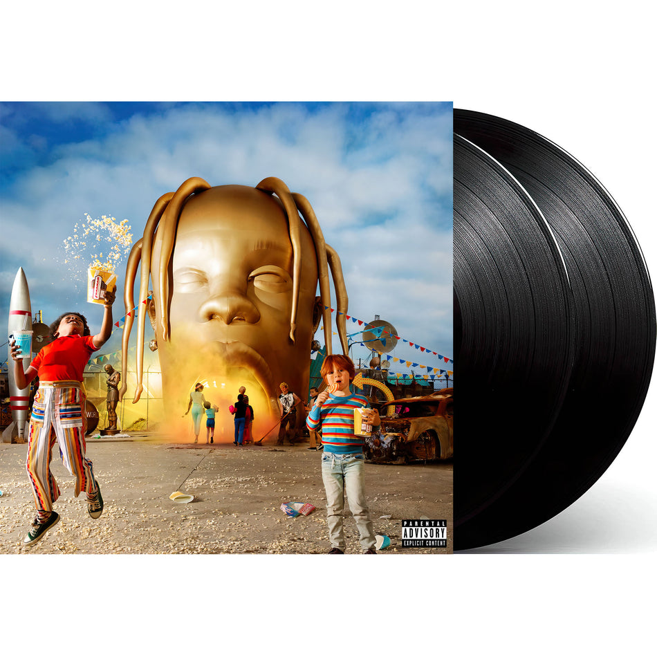 Travis Scott, Astroworld, 2 LP, cover, album, album art, vinyl, packshot