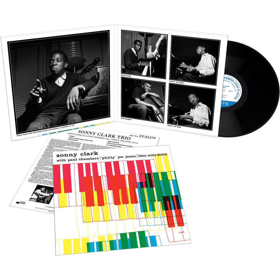 Sonny Clark Trio vinyl packshot, Blue Note Tone Poet Series, 180g LP, RTI press, Kevin Gray remaster, deluxe gatefold tip-on jacket