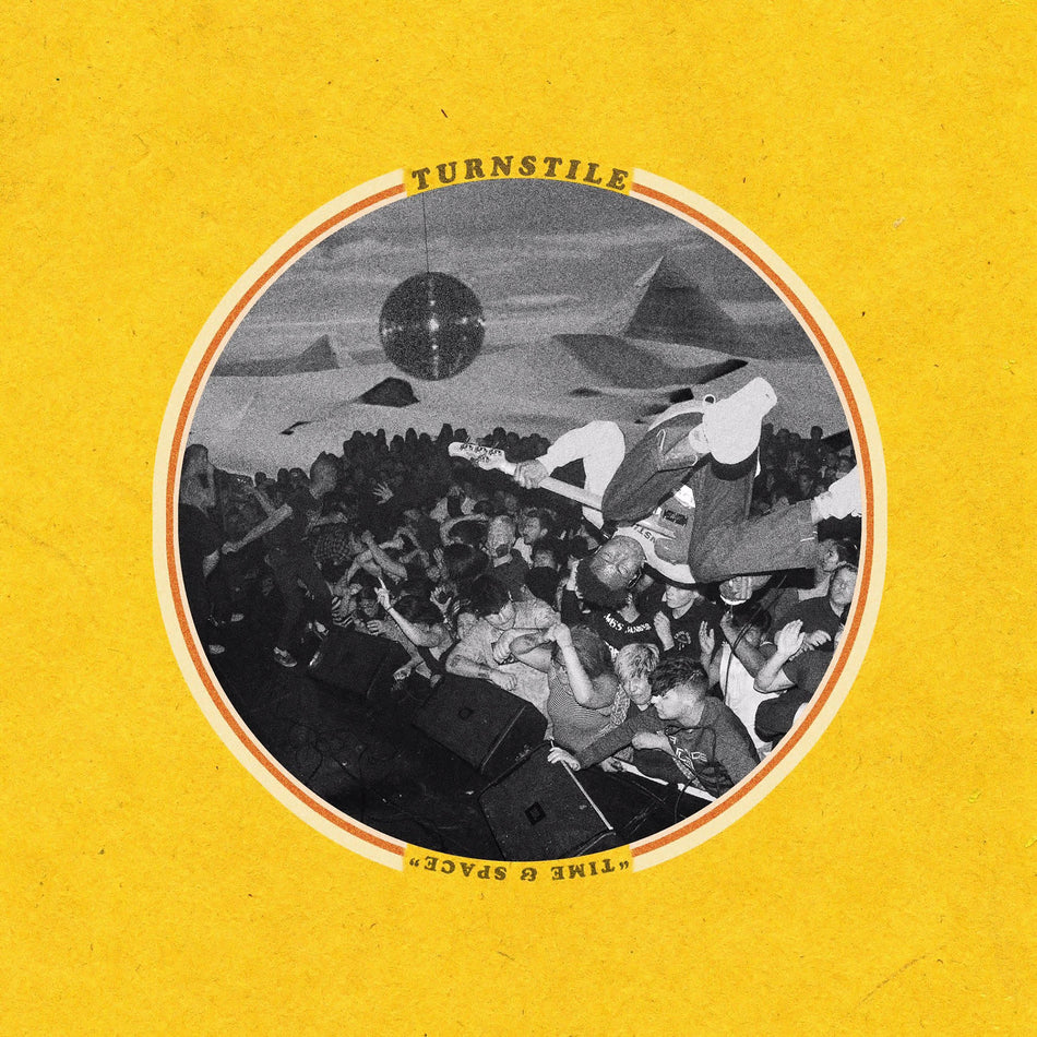 Turnstile - Time & Space album cover, black vinyl gatefold LP, 2018 hardcore punk classic