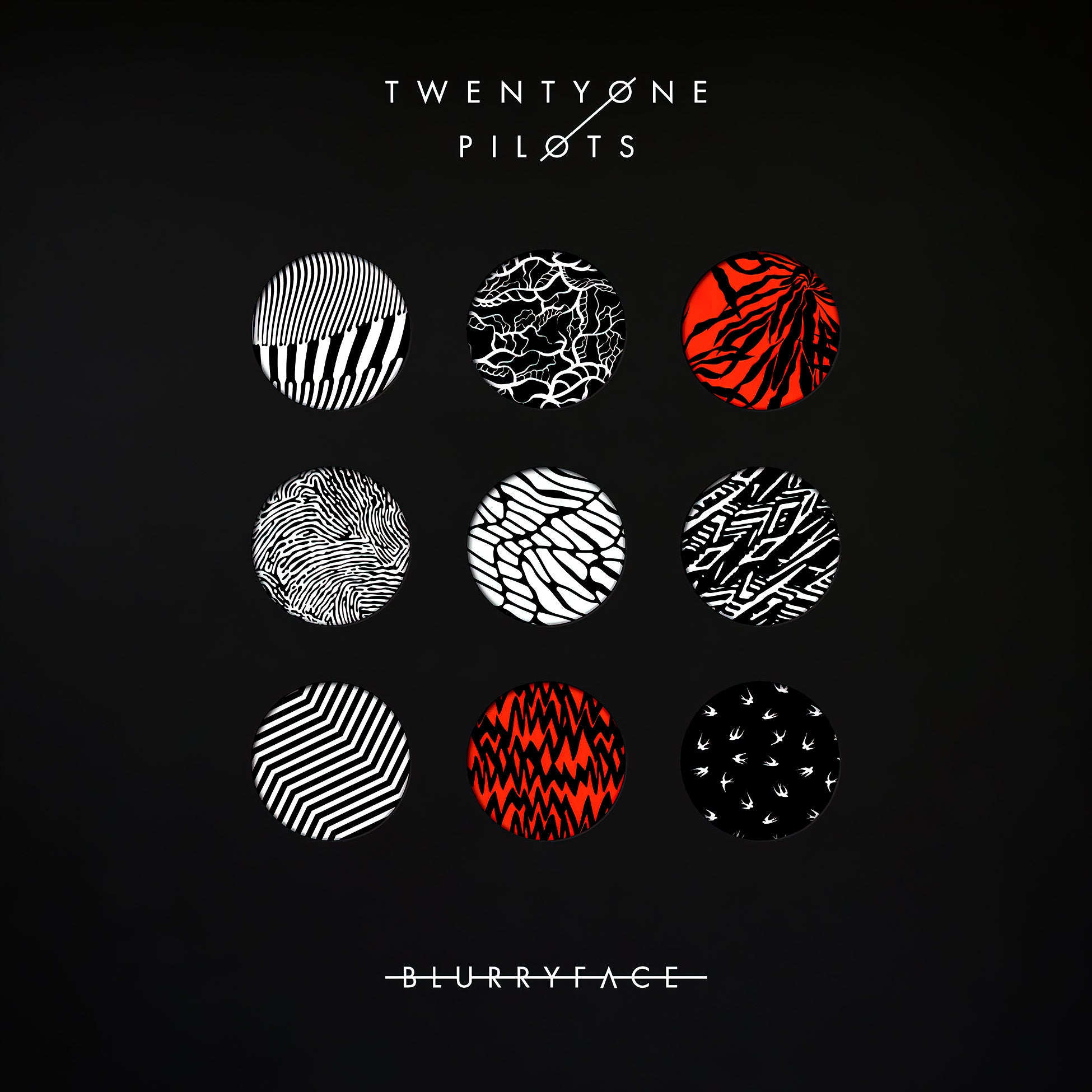 Twenty One Pilots, Blurryface, 2 LP, Limited Edition, Silver Vinyl, Colored Vinyl, 21 pilots, cover, artwork, album, vinyl, stressed out, ride,