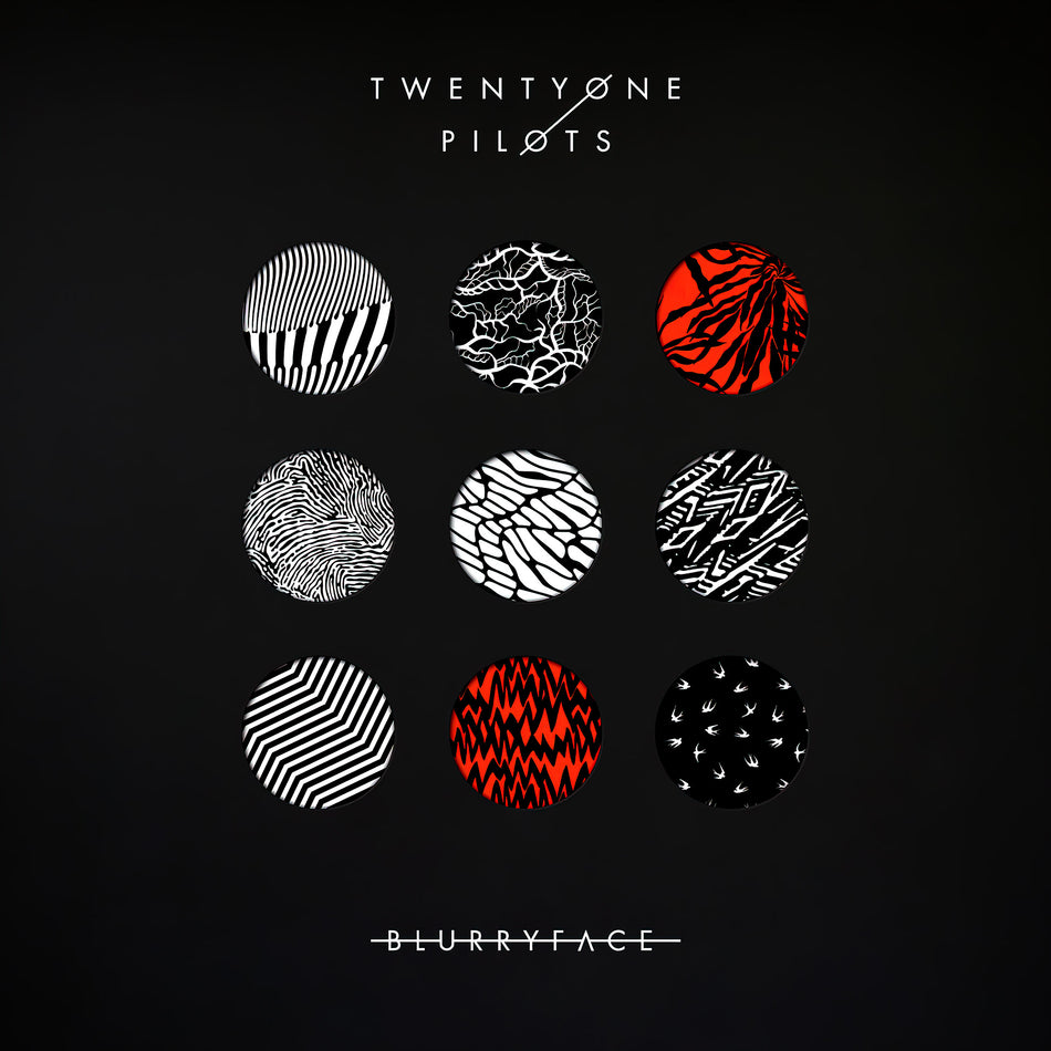 Twenty One Pilots, Blurryface, 2 LP, Limited Edition, Silver Vinyl, Colored Vinyl, 21 pilots, cover, artwork, album, vinyl, stressed out, ride,