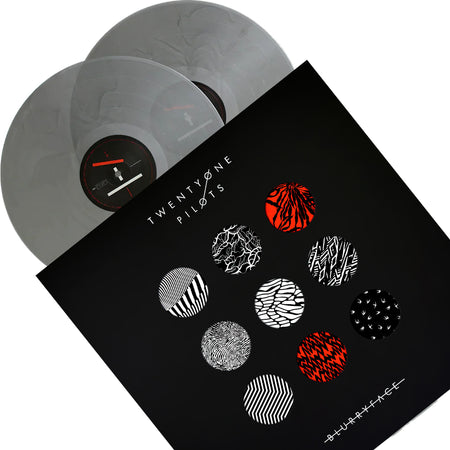 Twenty One Pilots, Blurryface, 2 LP, Limited Edition, Silver Vinyl, Colored Vinyl, 21 pilots, cover, artwork, album, vinyl, stressed out, ride, packshot