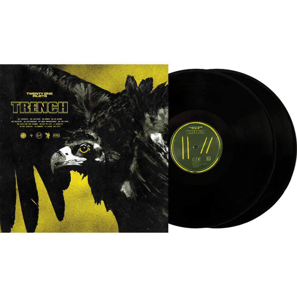 Twenty One Pilots, Trench, 2 LP, cover, album, album art, vinyl, packshot