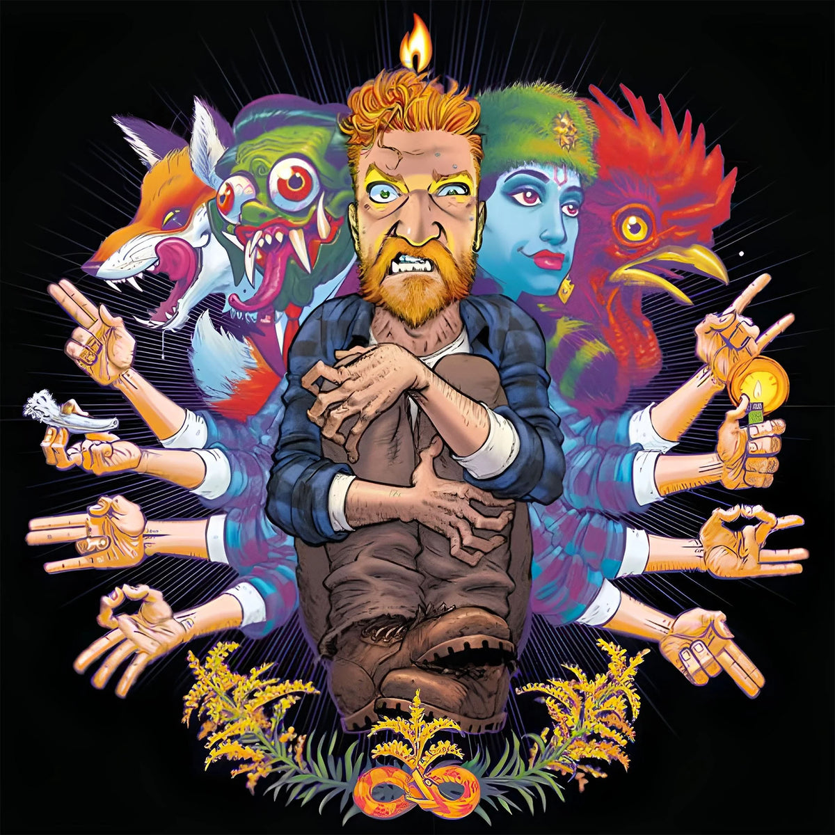 Tyler Childers - Country Squire album cover, black vinyl LP, roots country and Americana – stocked now at ToucanRecords.com