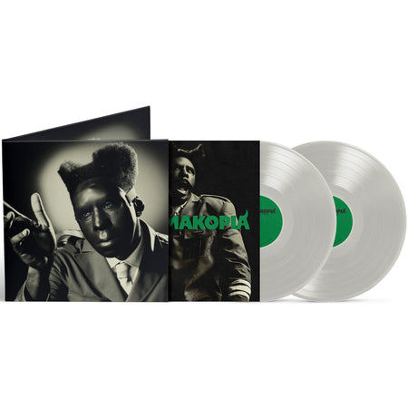 Tyler, The Creator - Chromakopia vinyl packshot, deluxe 2LP edition shows the 20-page booklet. Sticker Included