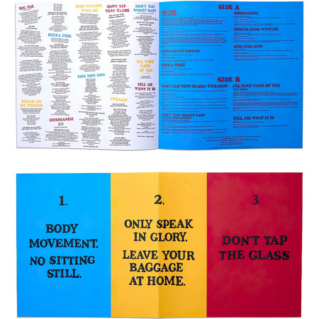 Tyler, The Creator Don't Tap The Glass Poster 2 Front and Back for the official LP pressing with interchangeable poster artwork