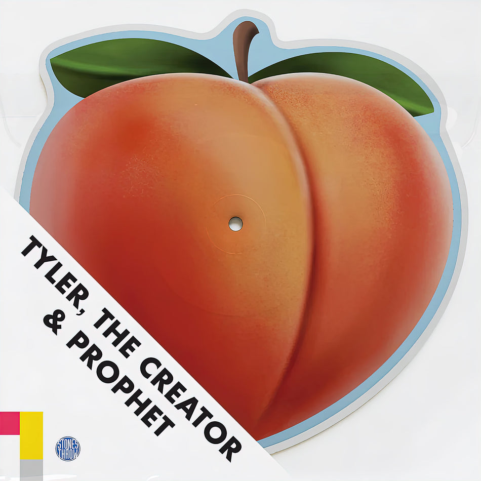 Tyler The Creator, Prophet, Peach Fuzz, Peach-shaped, Picture Disc, front, cover, 