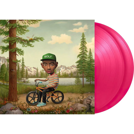 Tyler The Creator, Wolf, 2 LP, Pink Vinyl, cover, album, album art, vinyl, packshot