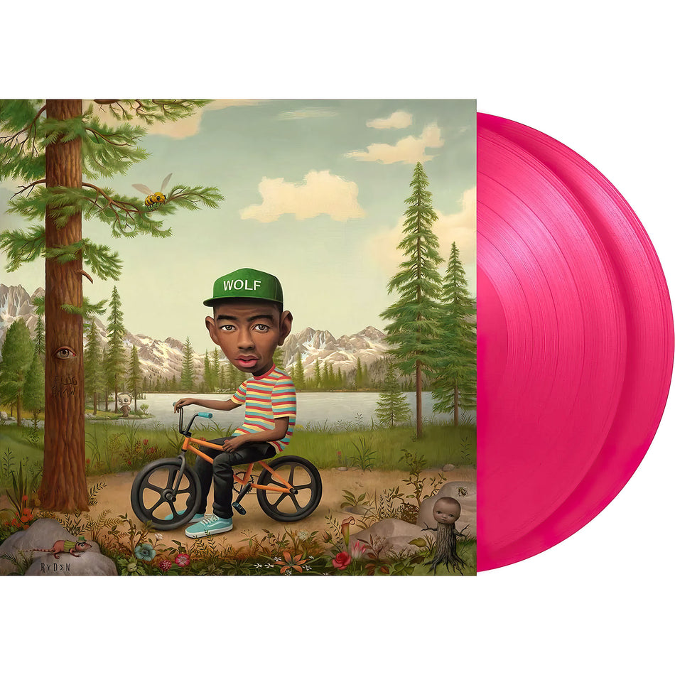 Tyler The Creator, Wolf, 2 LP, Pink Vinyl, cover, album, album art, vinyl, packshot