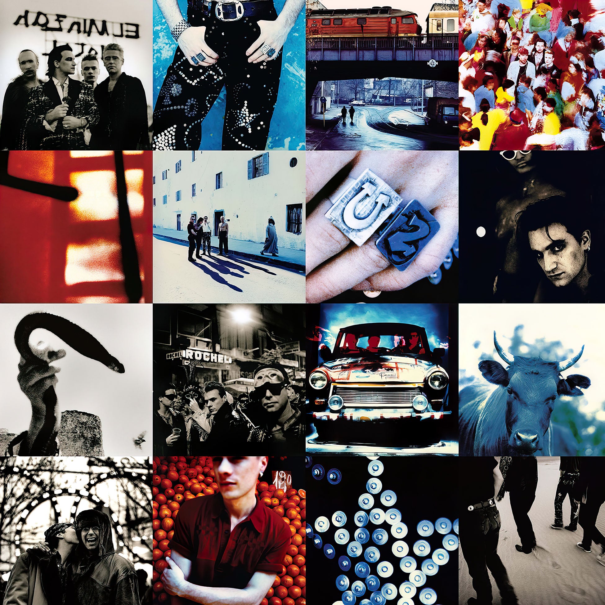 U2 - Achtung Baby album cover, double LP 180g vinyl with lyric insert, alternative rock & pop rock classic