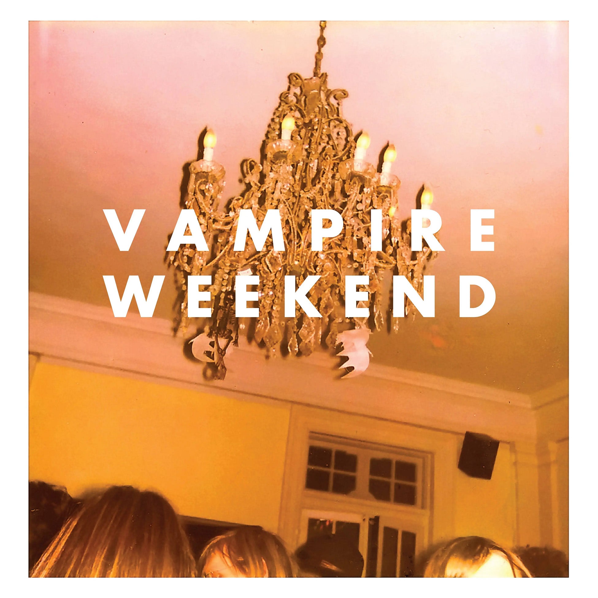 Vampire Weekend self-titled debut album cover, black vinyl LP edition, 2008 indie pop