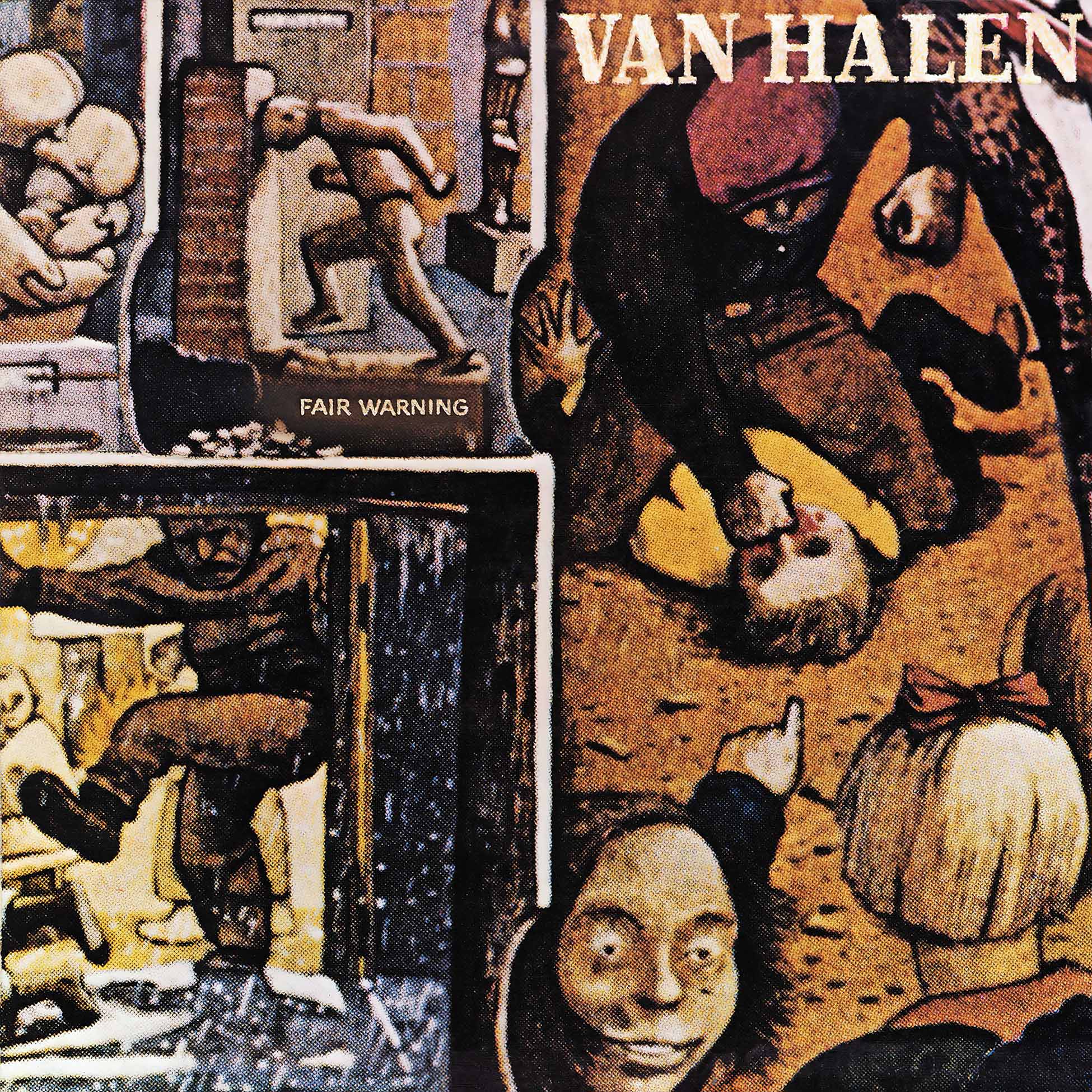 Van Halen - Fair Warning album cover, 180g black vinyl LP, 1981 hard rock classic 