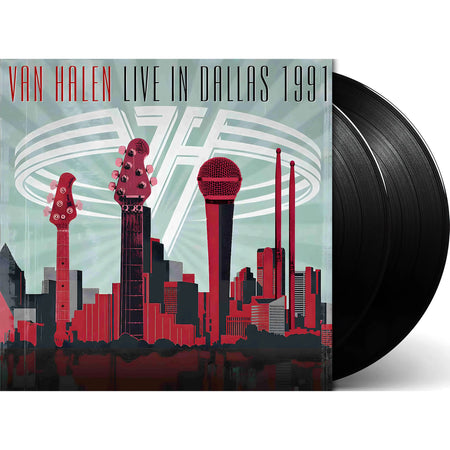 van halen, live in dallas, 1991, sammy hagar, packshot, album cover, vinyl, cover, album art,